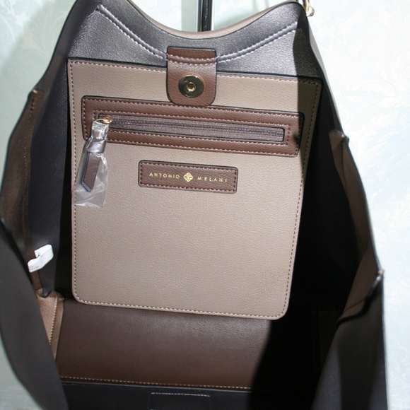 ANTONIO MELANI BLAKE TOTE CHOCOLATE - Picture 4 of 5